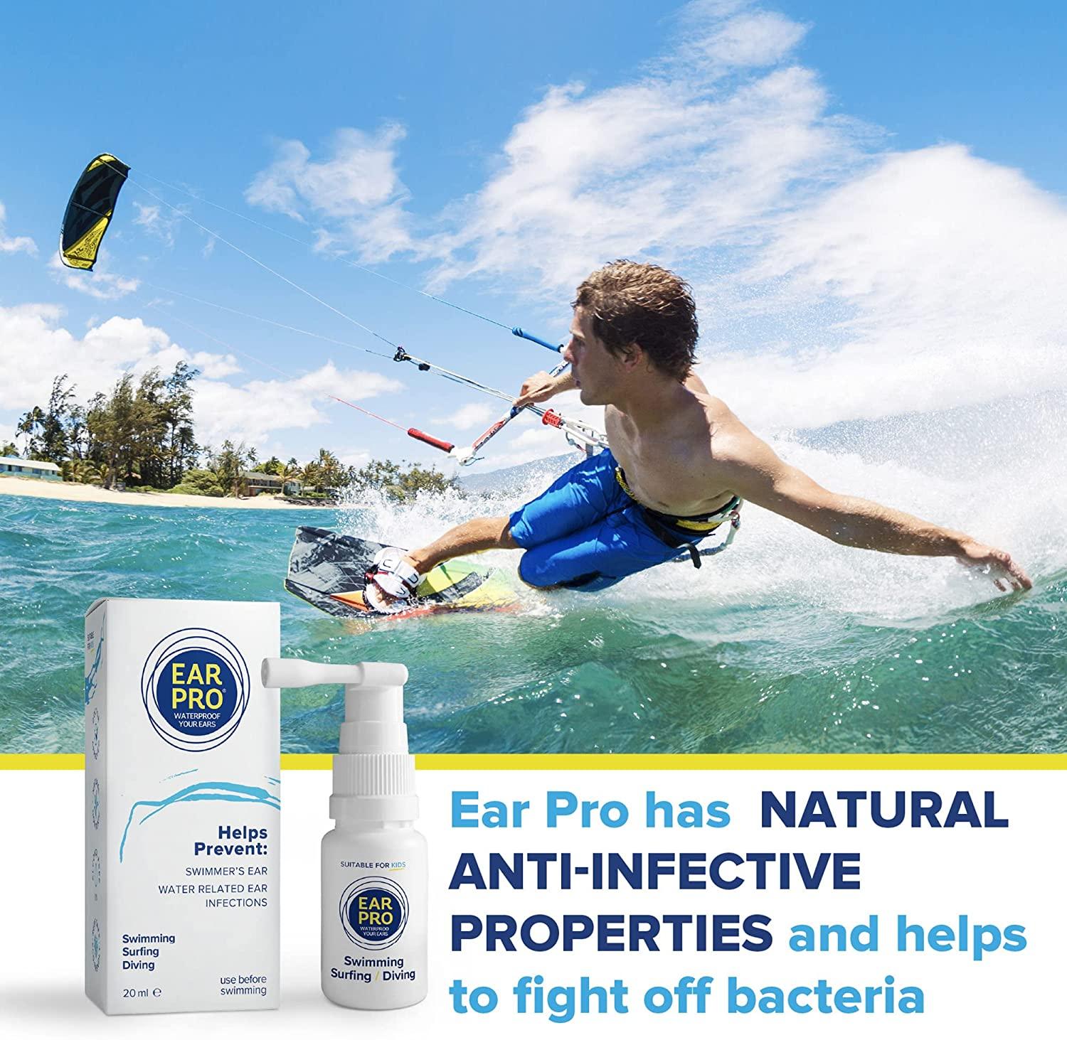 Ear Pro All Natural Swimmer Ear Spray for Kids and Adults Safe and