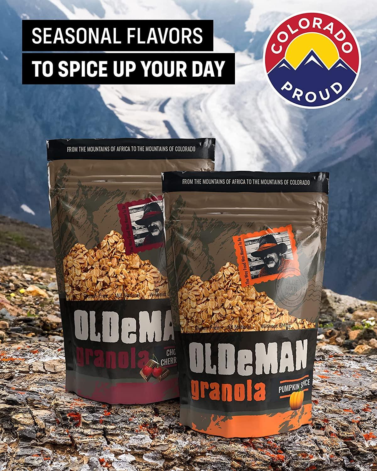 Olde Man Granola Pumpkin Spice 12oz Gluten Free & NonGMO Cereal from