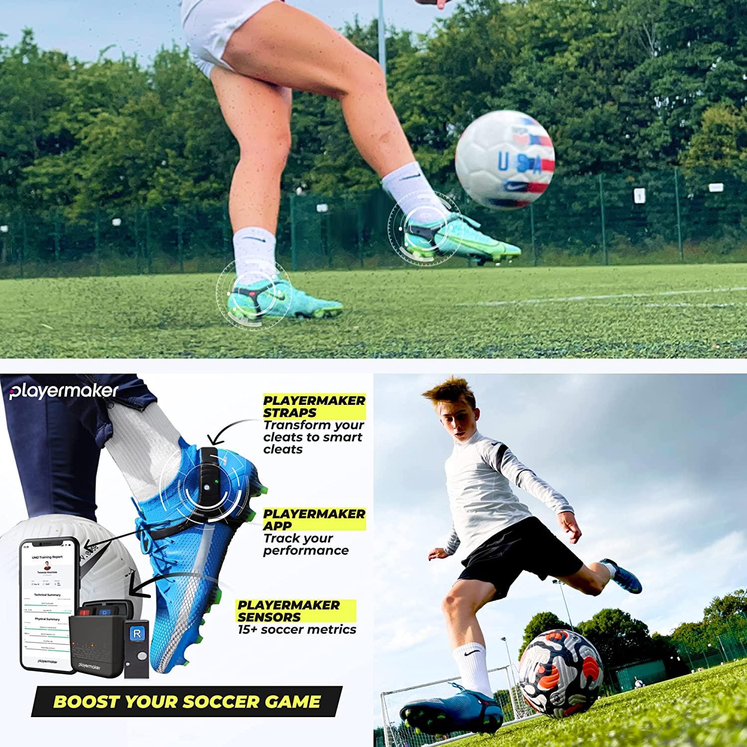  Playermaker Smart Soccer Tracker Analyzer, Measures Physical  and Technical Game Activity, Advanced Than GPS Soccer Sensor for Players,  Annual Subscription Included, Large : Sports & Outdoors