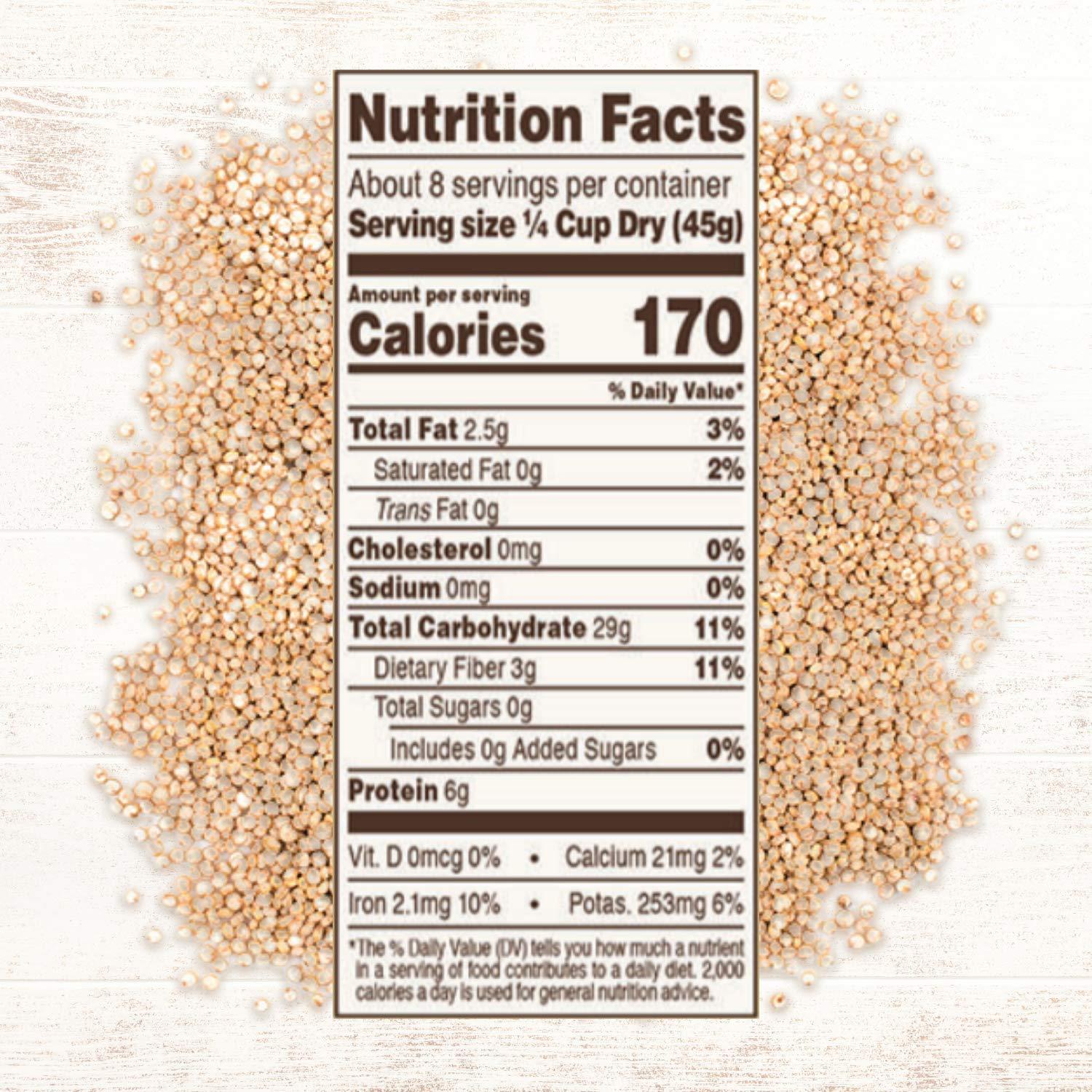 Roland Foods White Quinoa, Prewashed, Specialty Imported Food, 12
