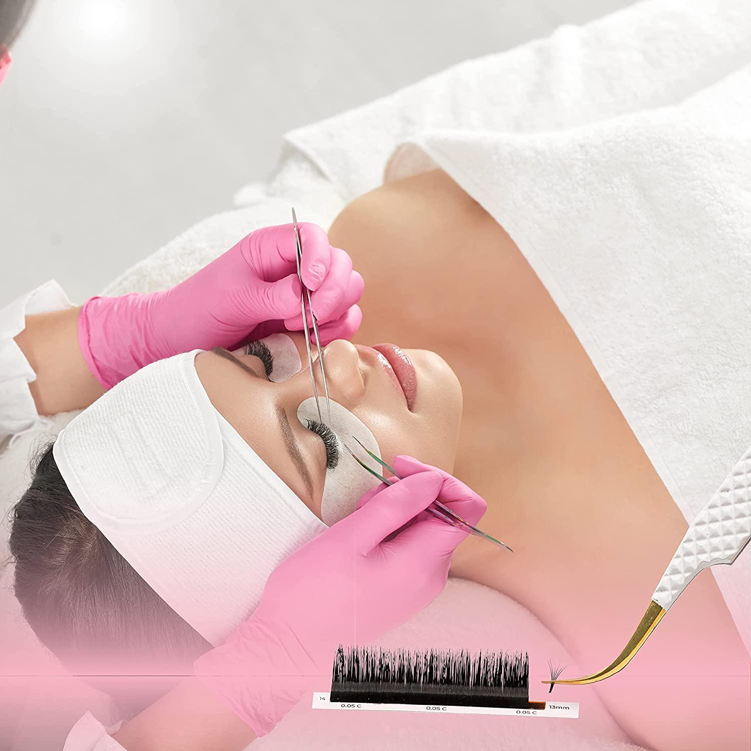 SIVOTE Professional Volume Lash Tweezers for Eyelash Extensions with