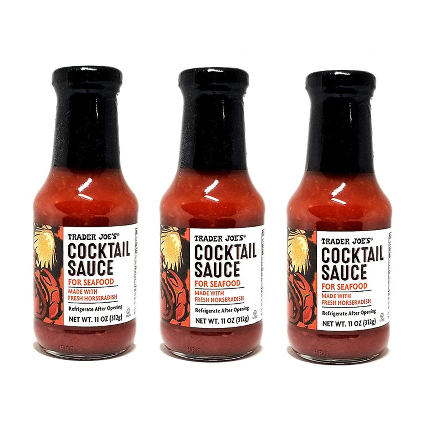 Trader Joe's Seafood Cocktail Sauce 11 oz Pack of 3