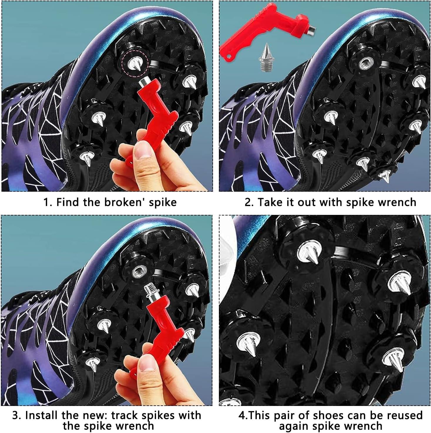 track spikes length