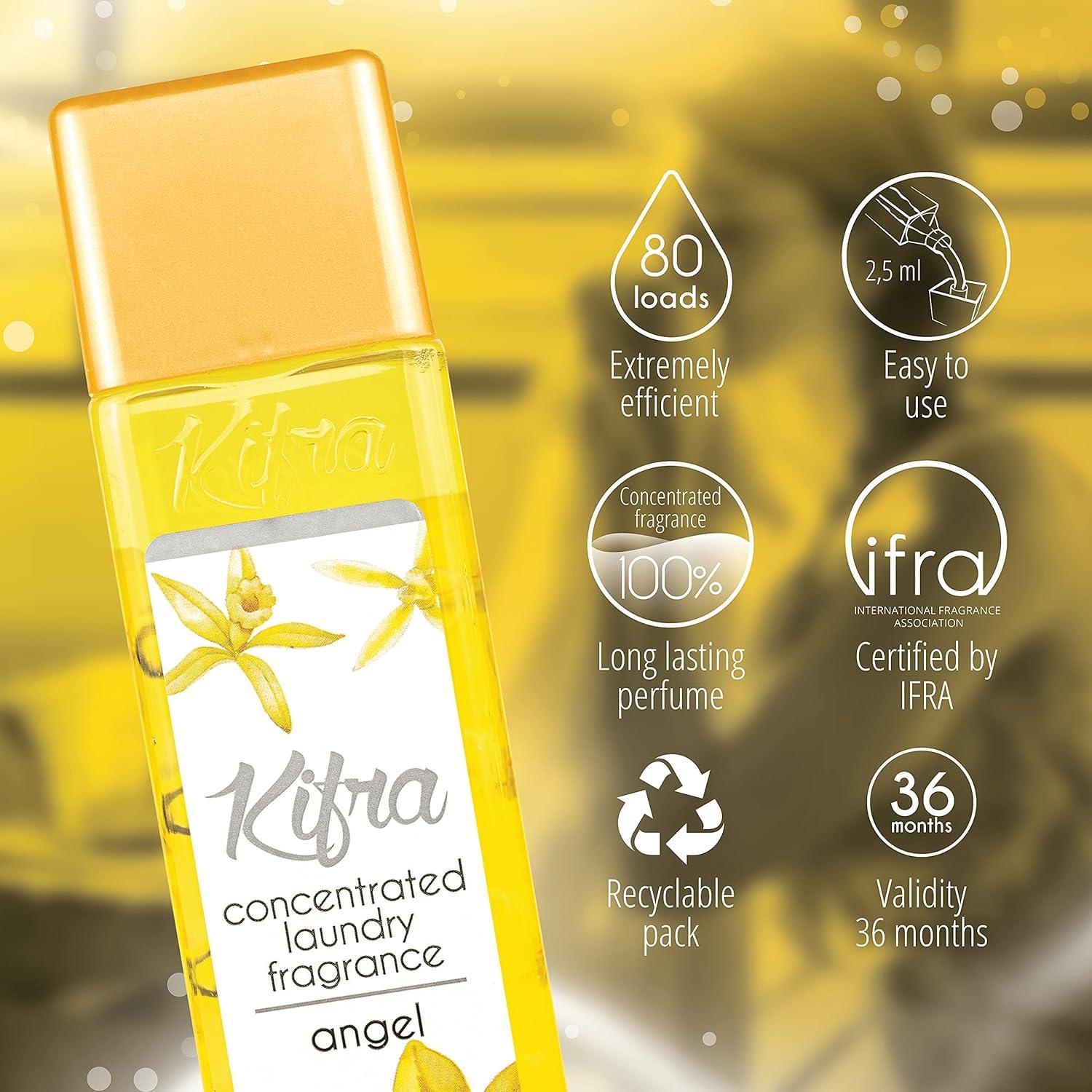 KIFRA ANGEL Concentrated Laundry Fragrance 6.76 Fl Oz 200ml 80 Washing  Cycles