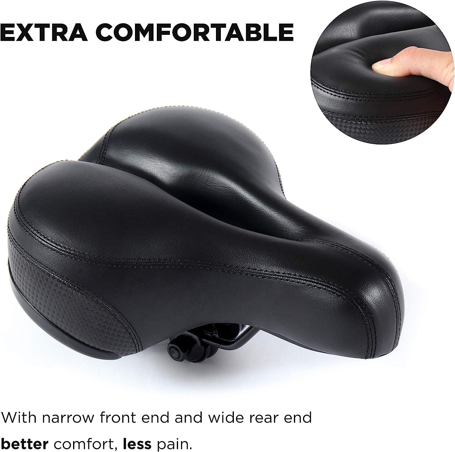 Soft padded hotsell bike seat