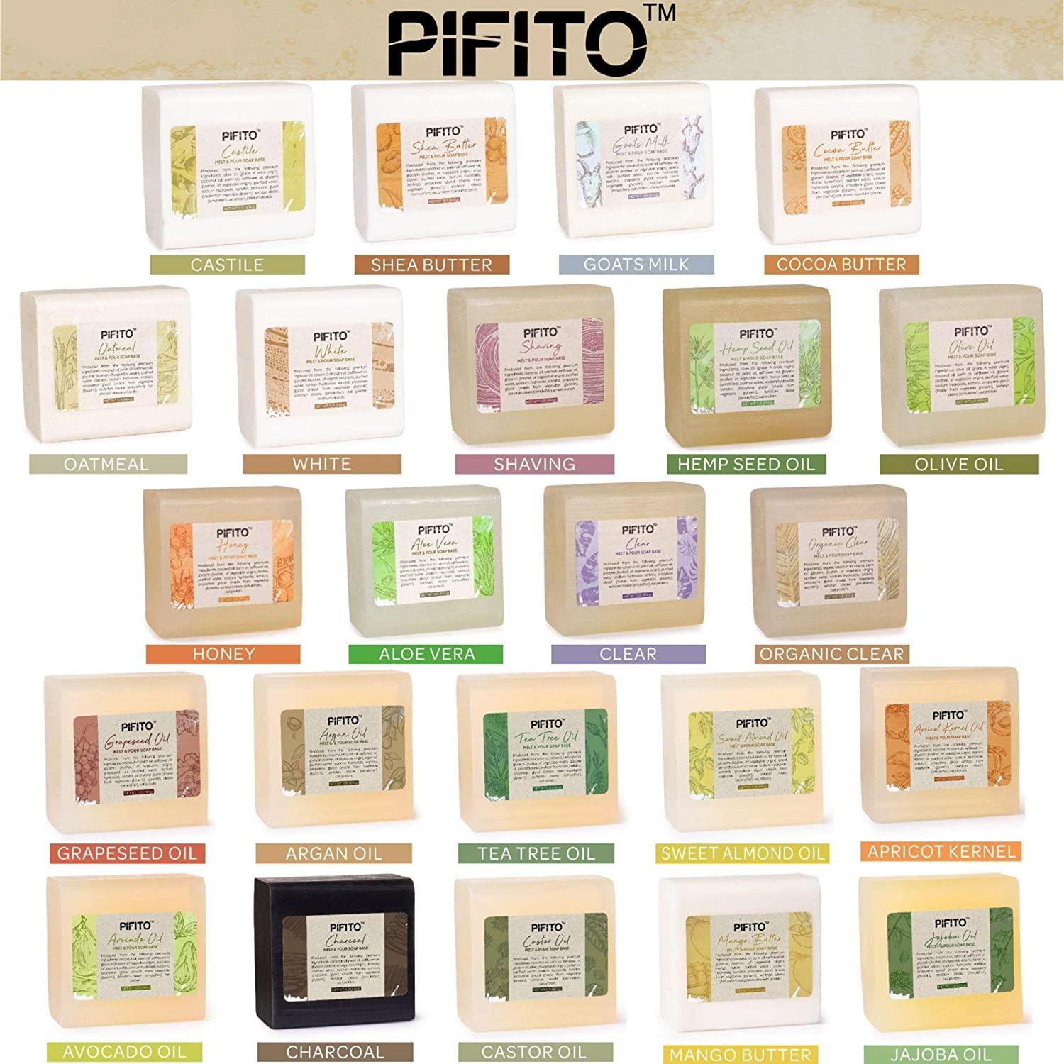 Pifito Clear Melt and Pour Soap Base (5 lb) - Luxurious Soap Supplies