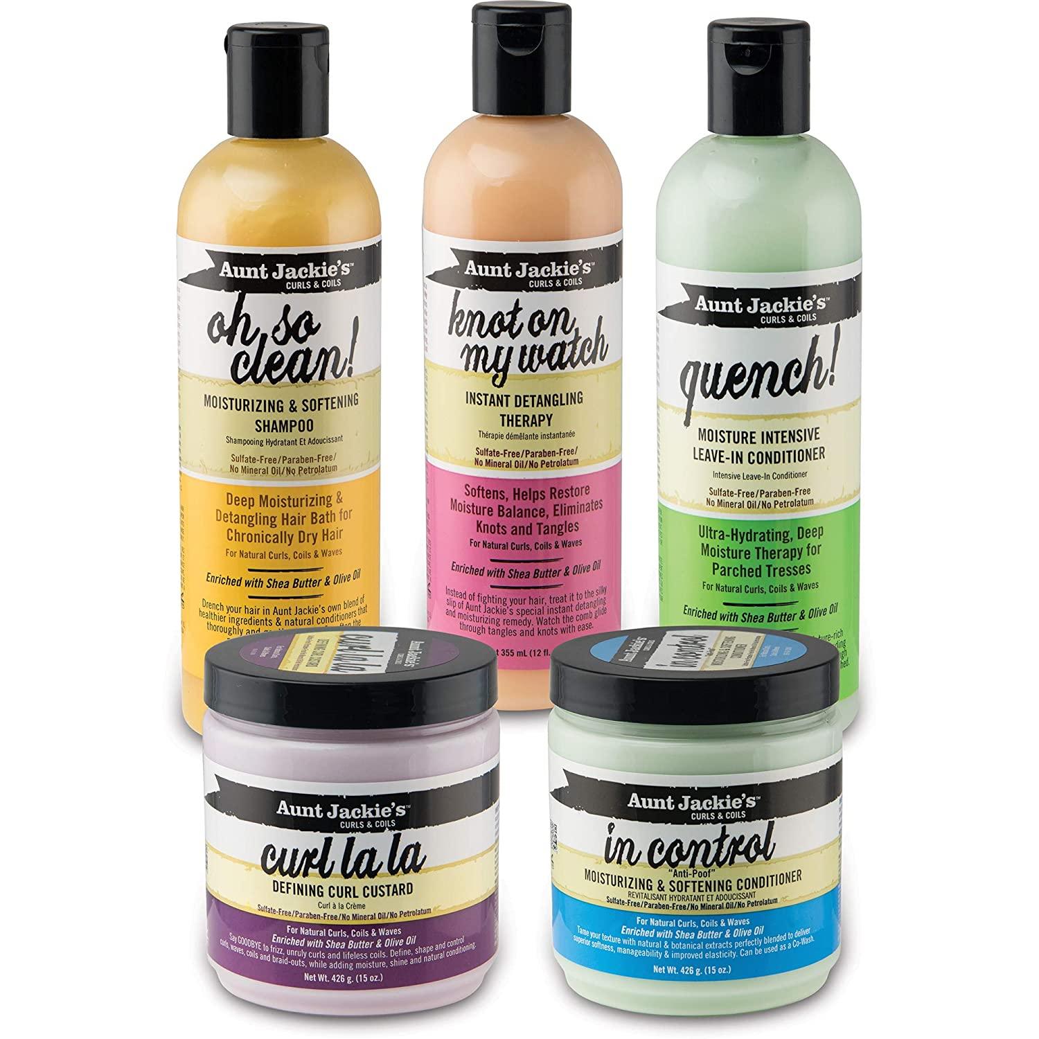 Aunt Jackie's Curl La La Defining Curl Custard 15 oz Shea Butter