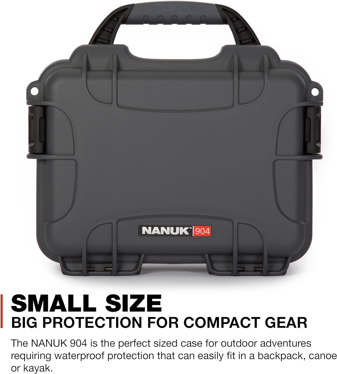 Nanuk 908 Hard Case With Padded Divider Insert 908-2009 B&H