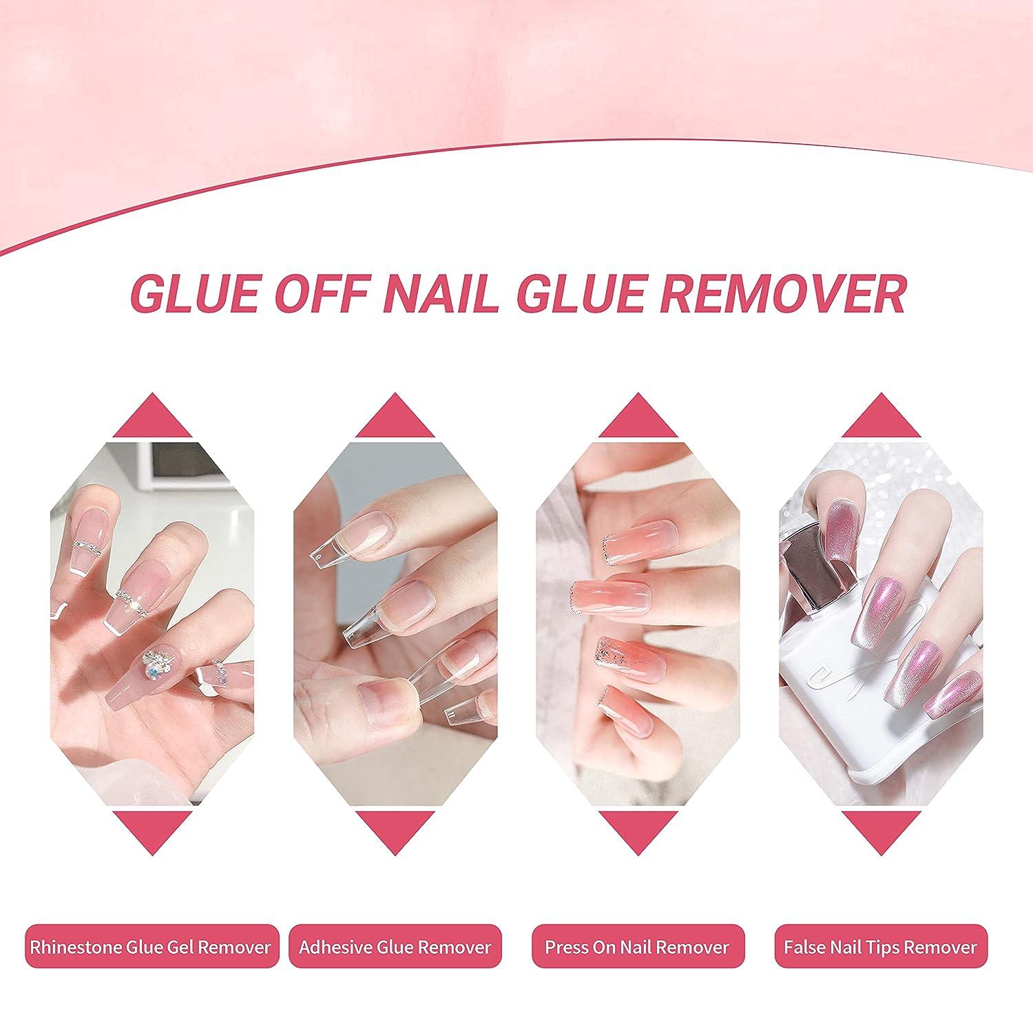 Gel Remover for Nails  Nail Glue Remover for Glue On Nails