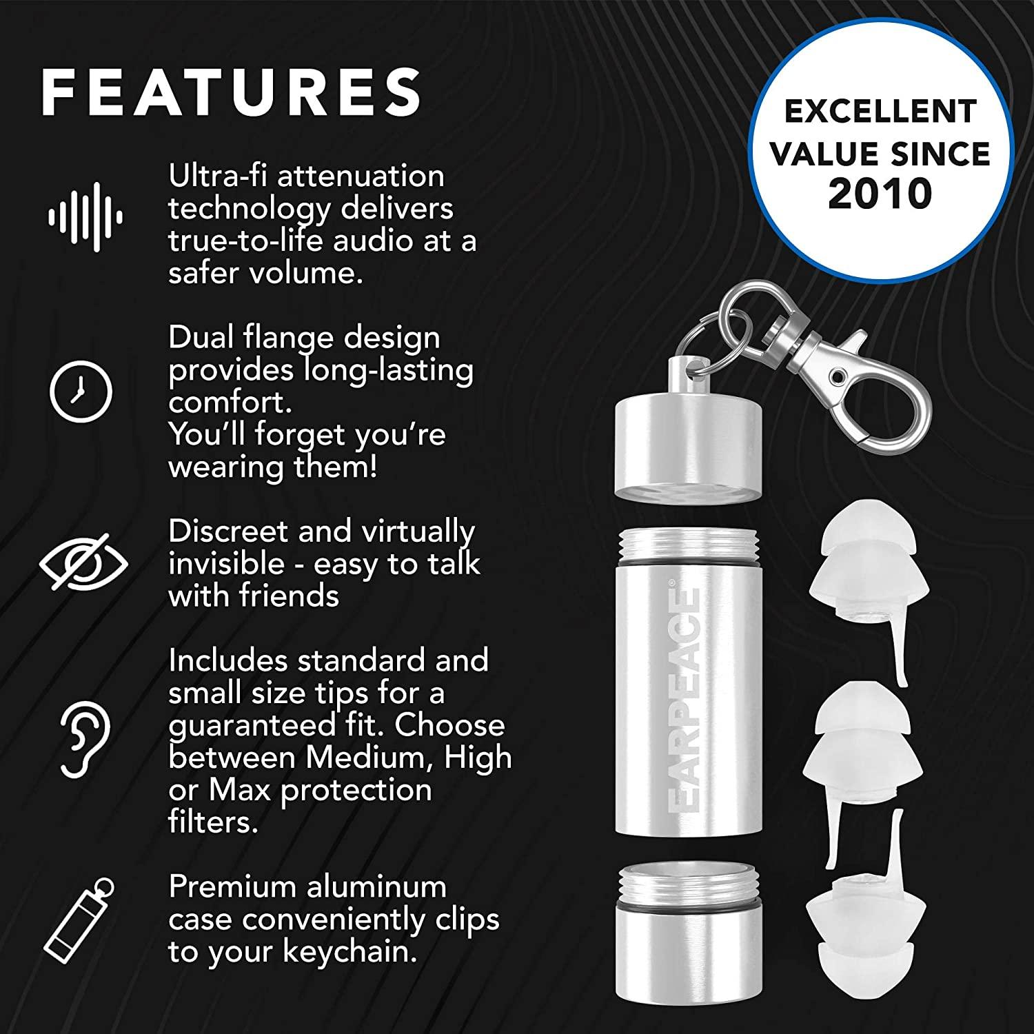 GRiZ x EARPEACE Essential Earplugs + Keychain Case – GRiZ Official  Merchandise