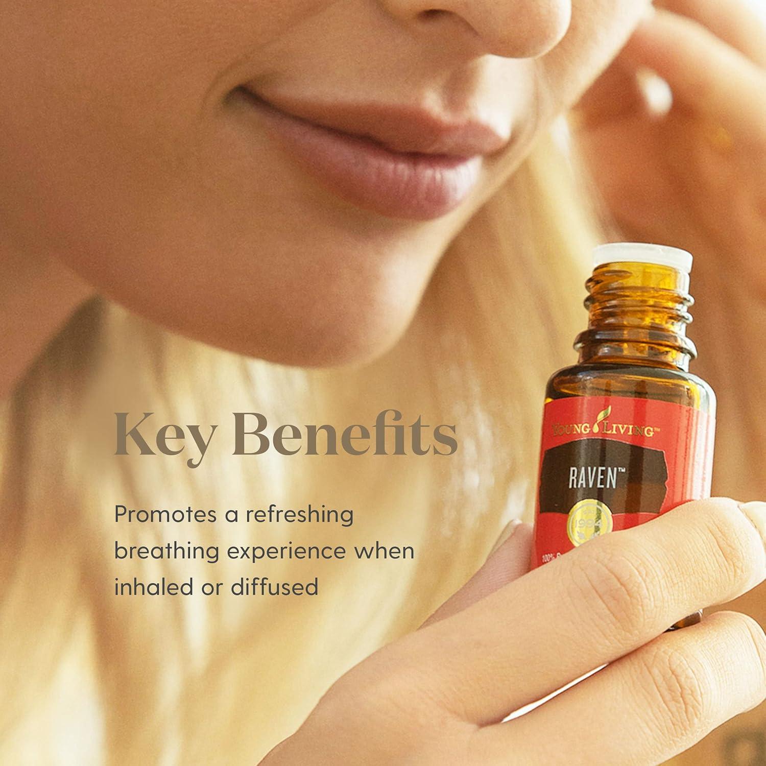 Young Living Raven Essential Oil Blend 15 ml | Chilly Minty Aroma