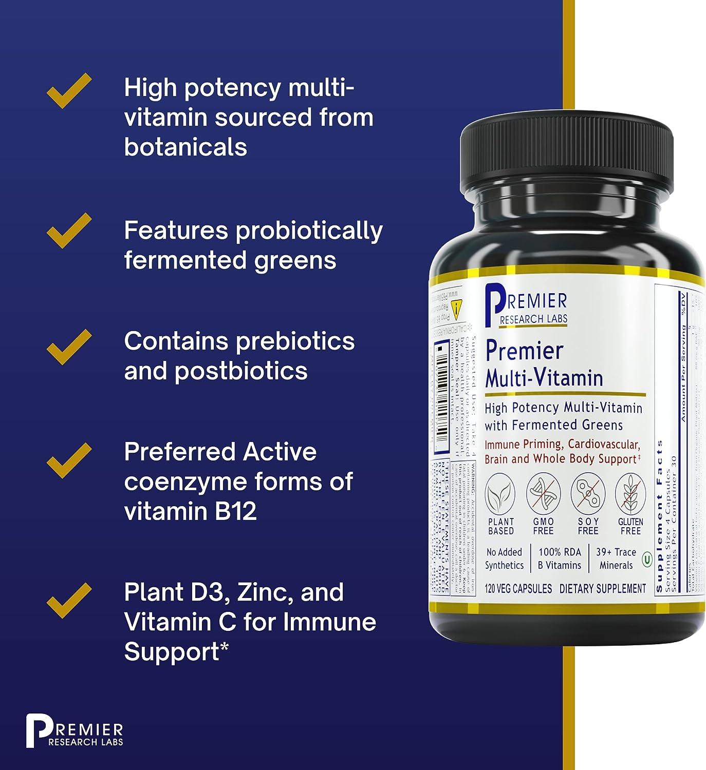 Premier Research Labs MultiVitamin Supports Immune Priming Brain