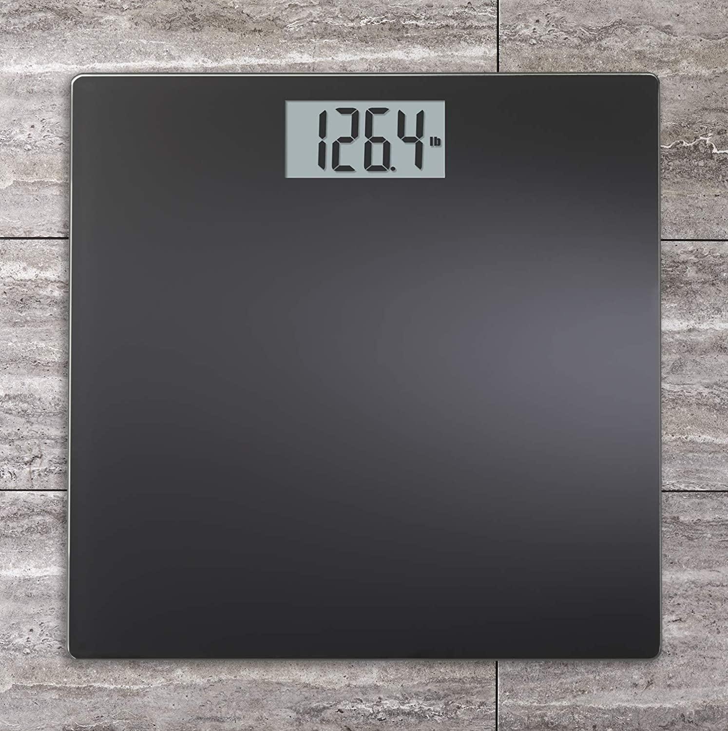 InstaTrack Large Display Digital Bathroom Scale with StepOn Technology