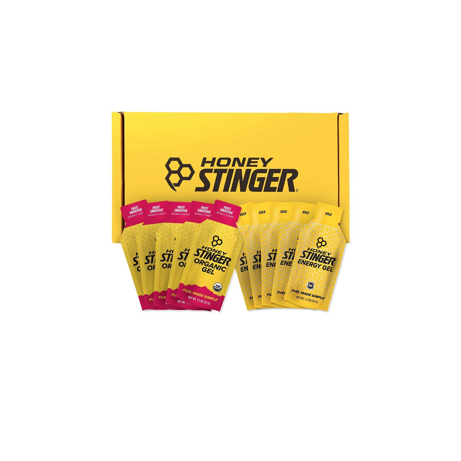 Honey Stinger Energy Gel Variety Pack 5 Packs Each of Gold and
