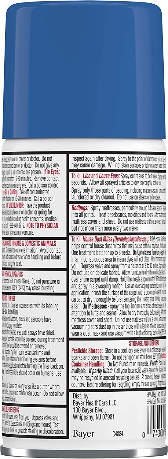 RID Home Lice Control Spray, 5Ounce (Pack of 2)