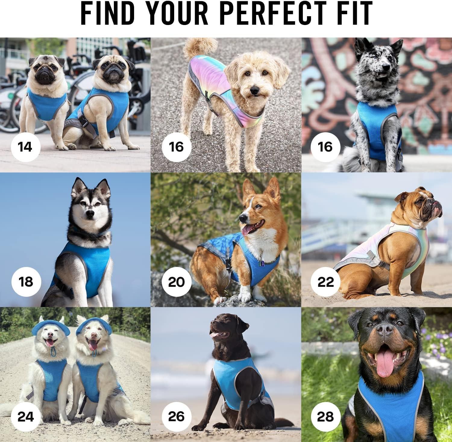 Canada Pooch Dog Cooling Vest Evaporative Cooling Vest for Dogs with