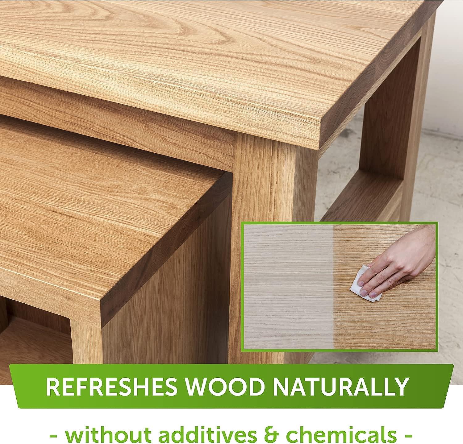 Nordicare Linseed Oil for Wood - 100% Pure & Natural Linseed Oil for the  Entire Indoor Area - Food-Safe Linseed Oil for Wood Furniture - Underlines  the Original Wood Structure - Made