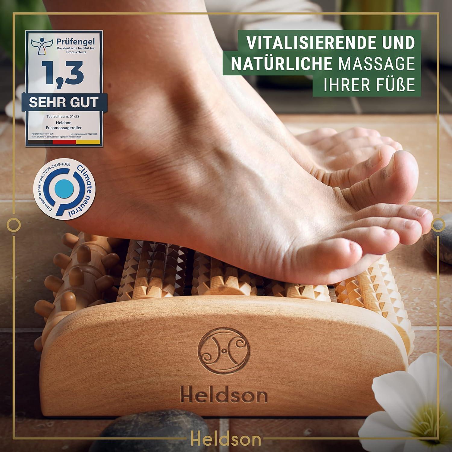 Heldson Foot Massage Roller - Ultimate Foot Massage Device for Heel