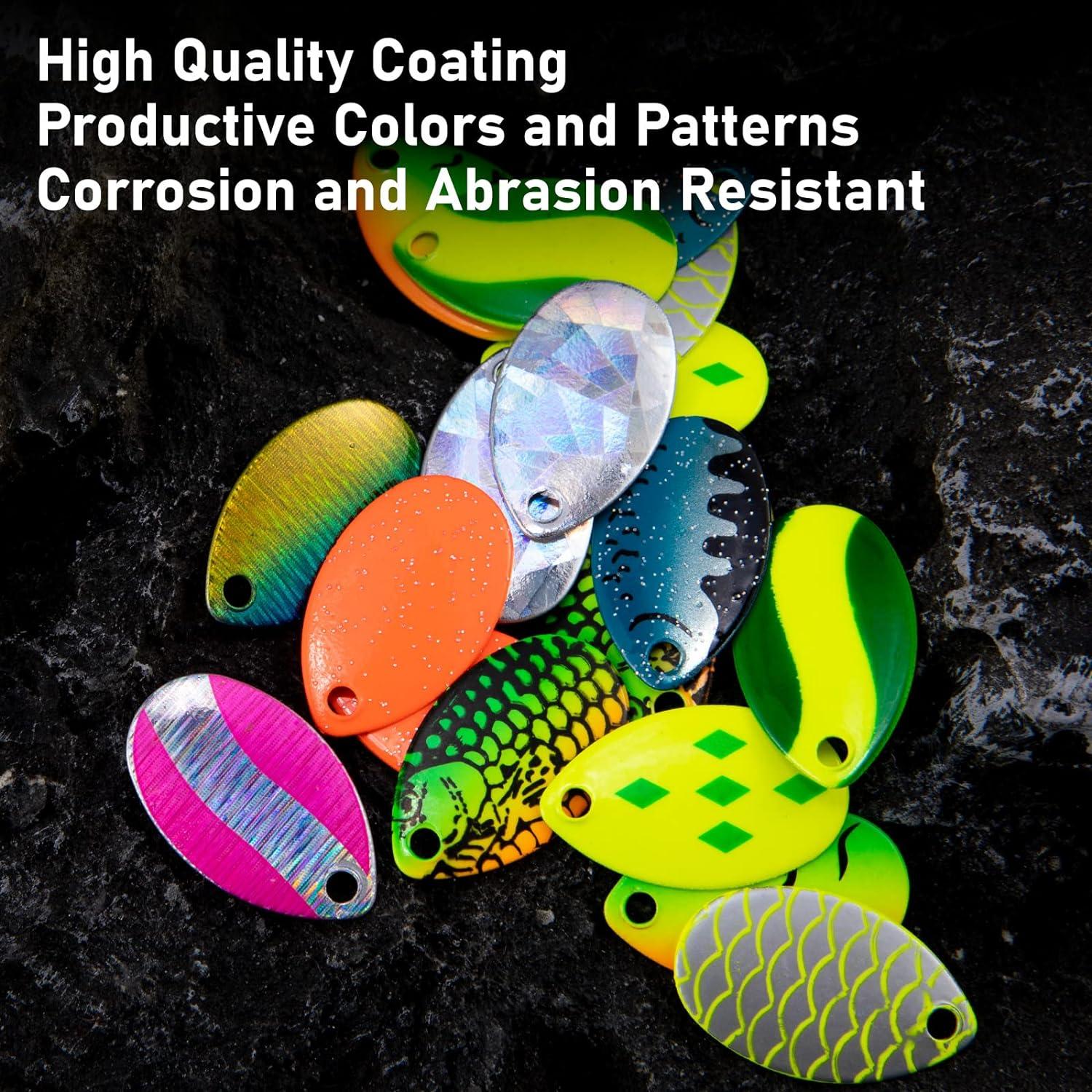 Dr.Fish Spinner Blade Kit Lure Making Supplies for Walleye, Trout