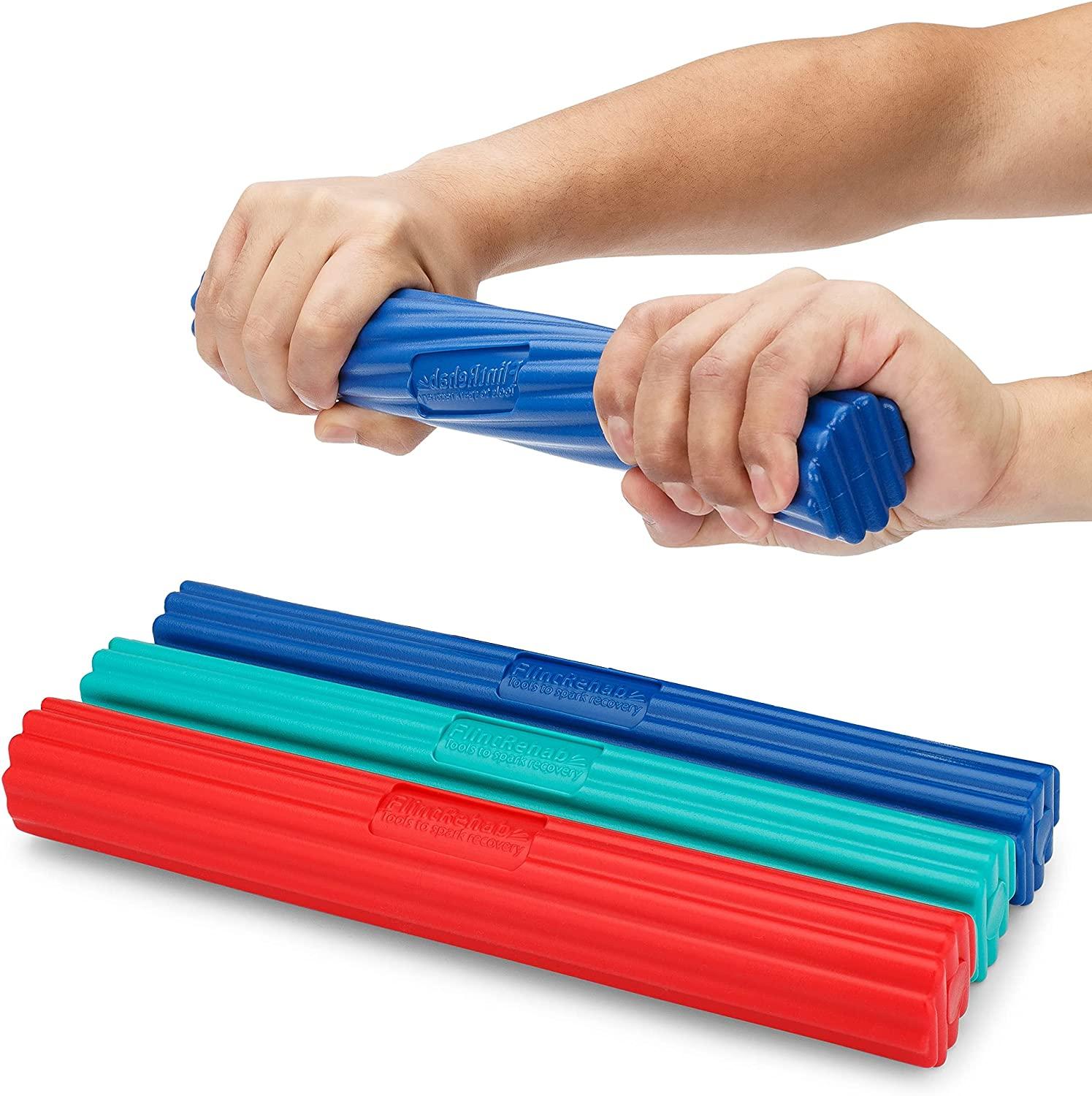 FlintRehab Premium Flex Therapy Bar (3 Pack) Relieve Tennis & Golfers
