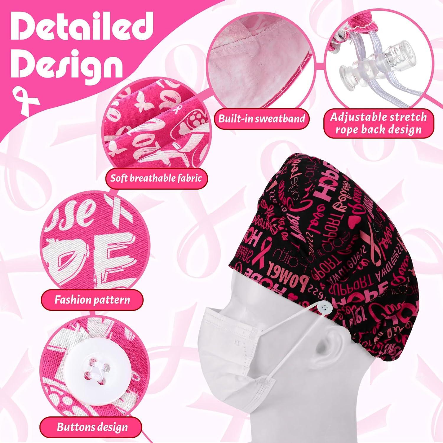 Raccoon Ruckus, Satin Lined Option Scrub Cap, Euro Style Adjustable Surgical Scrub Hat - View #10