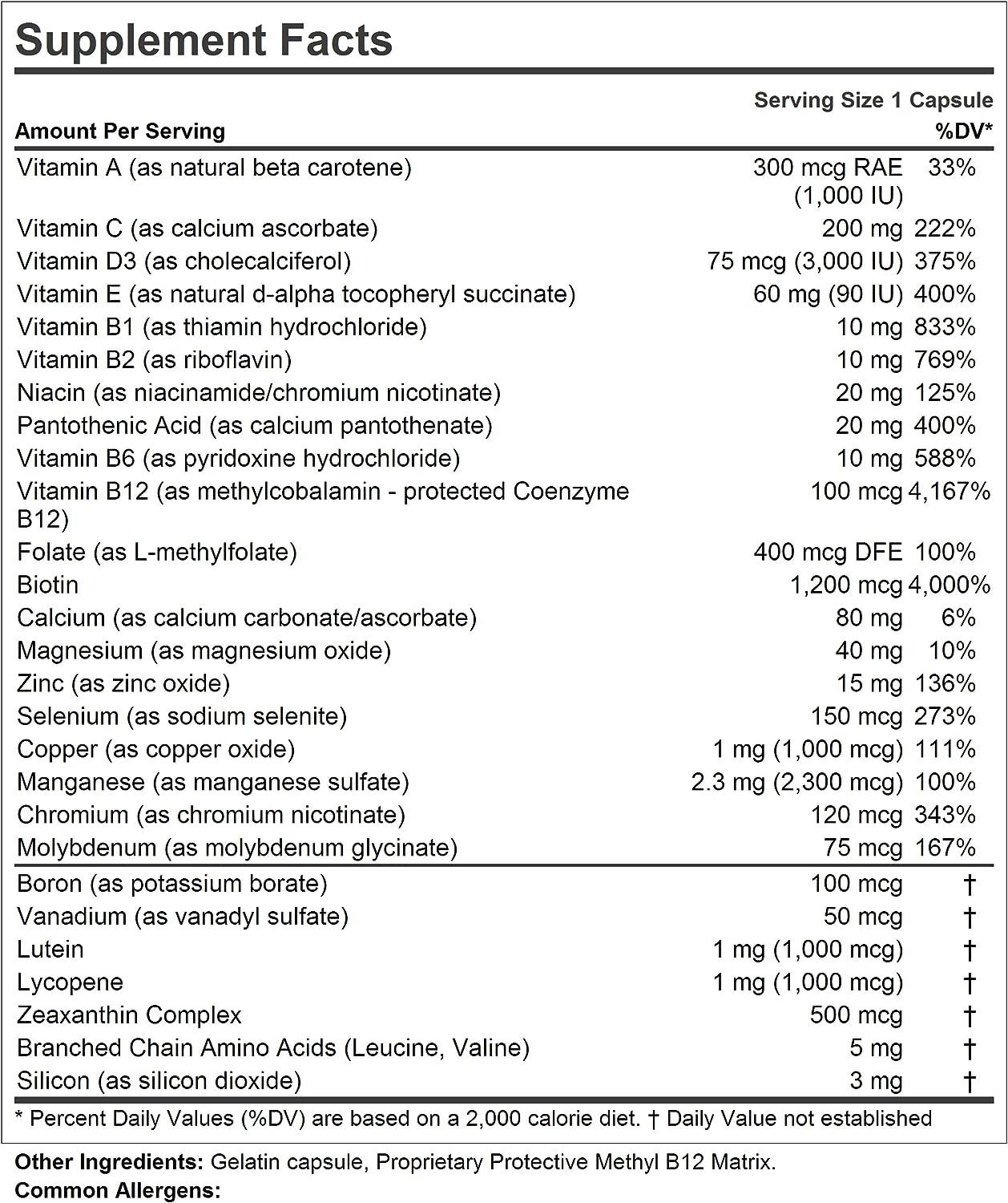 ANDREW LESSMAN Essential1 Multivitamin 3000 IU Vitamin D3 Small