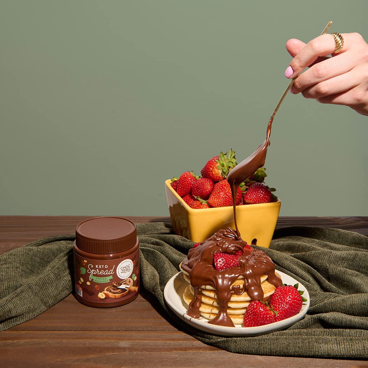 ChocZero Keto Chocolate Hazelnut Spread 12 oz SugarFree & LowCarb