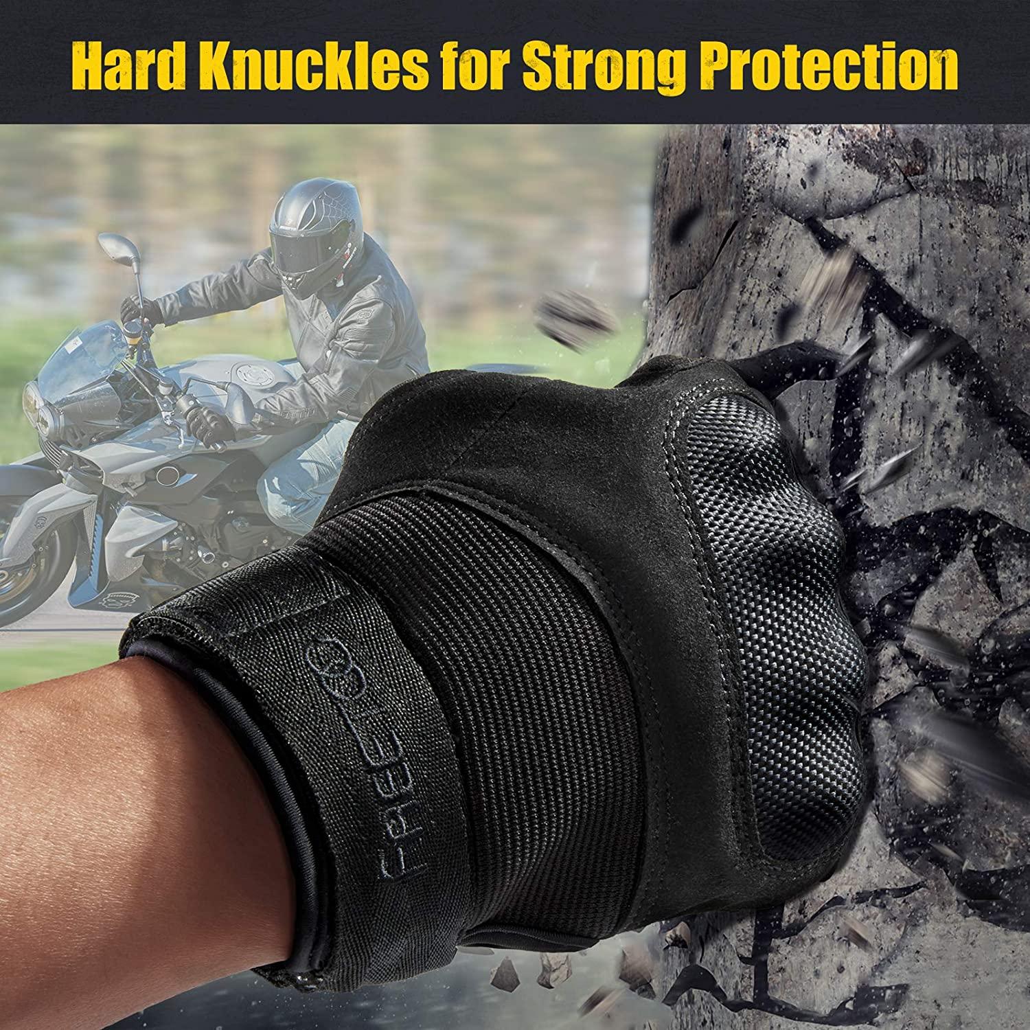 FREETOO Upgraded Version Hard Knuckles Tactical Gloves Touchscreen