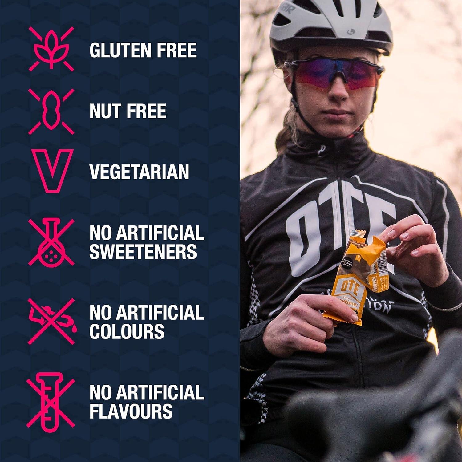 OTE Anytime Bars Energy Bars for Cycling Nut & Gluten Free