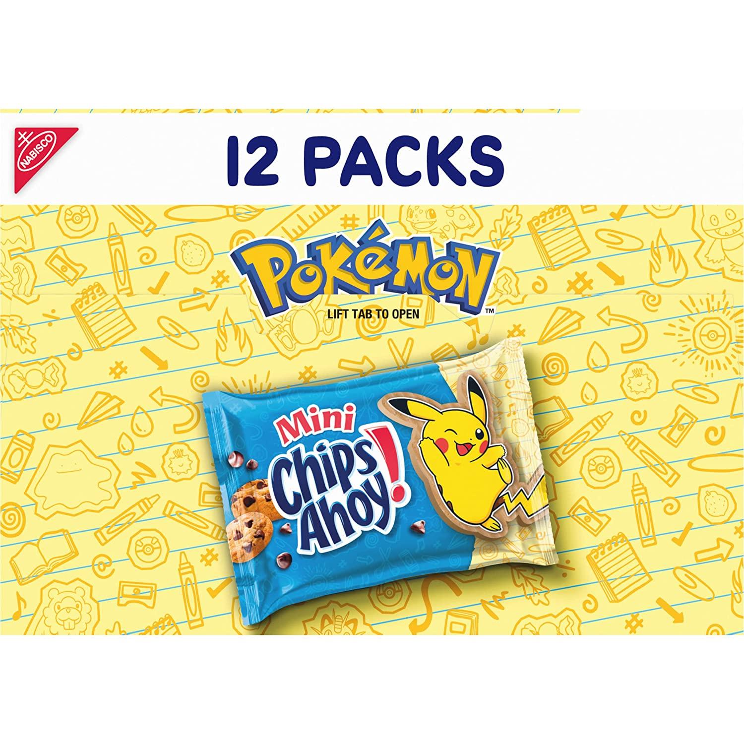 CHIPS AHOY! Mini Chocolate Chip Cookies, 12 Snack Packs