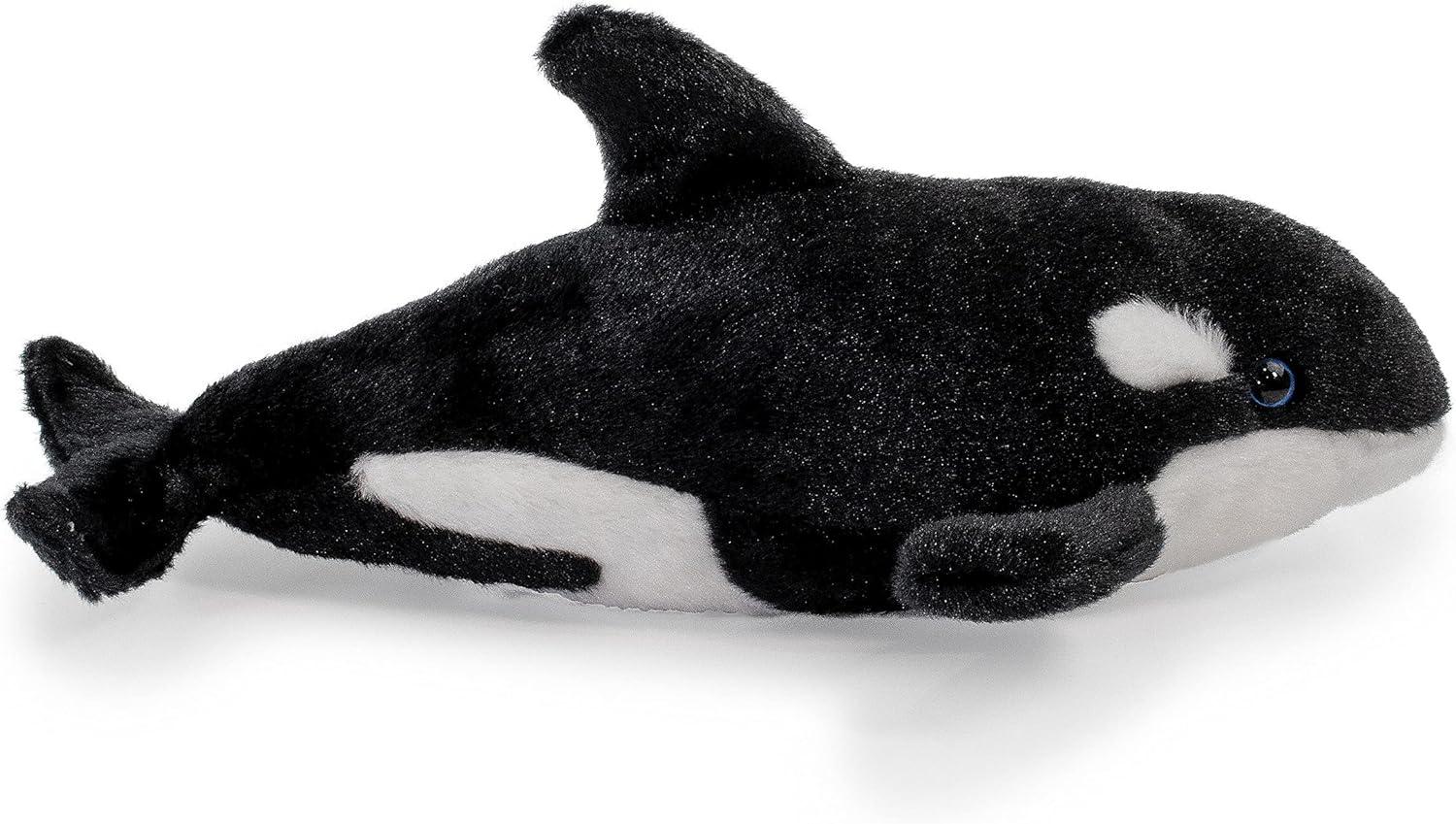 Zappi Co Plush Children's Stuffed Soft Cuddly Plush Toy-Part Of Safari Animals Collection, Perfect For Kids (25cm Depth)(Dolphin