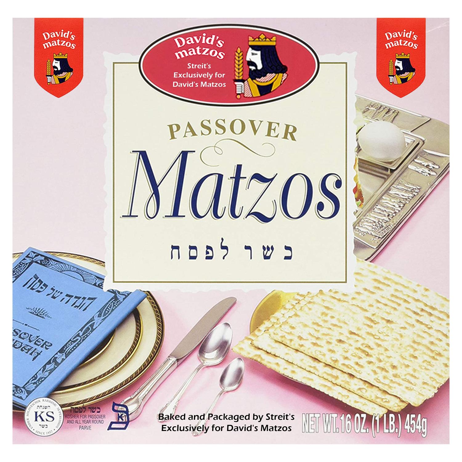 David's Matzo, Passover Matzos, Delicious Tasting Thin & Crispy Matzo