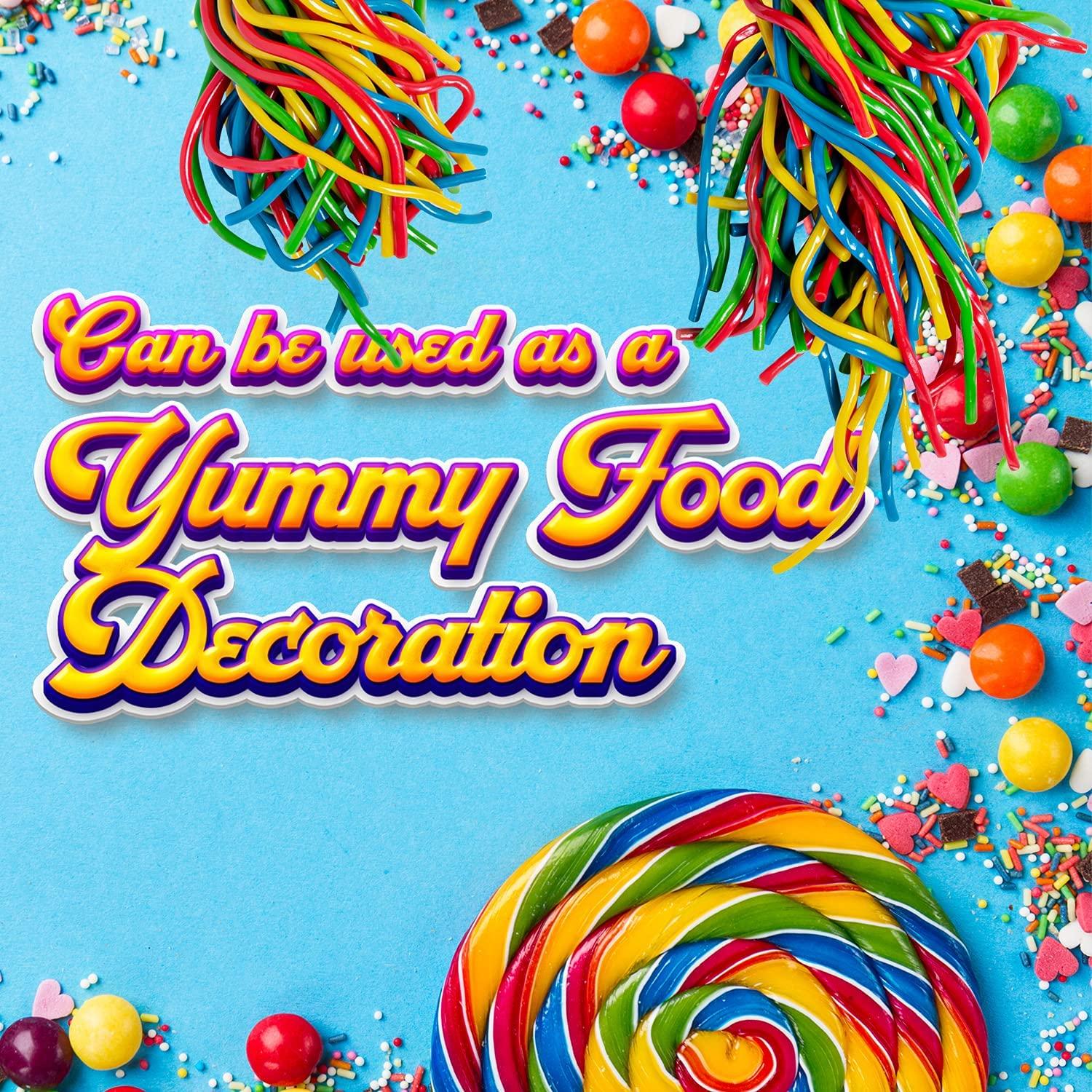 Dee Best Strawberry Flavored Red String Licorice Candy Mouthwatering