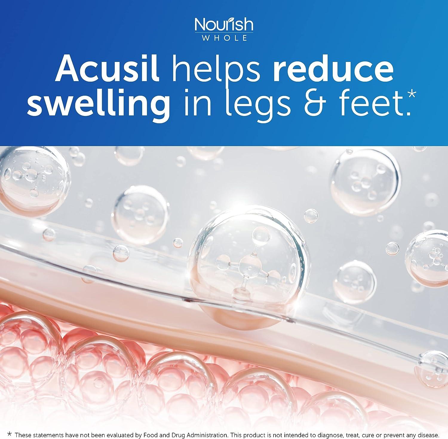 Acusil Natural Diuretic Pills for Swollen Feet & Ankles Reduce