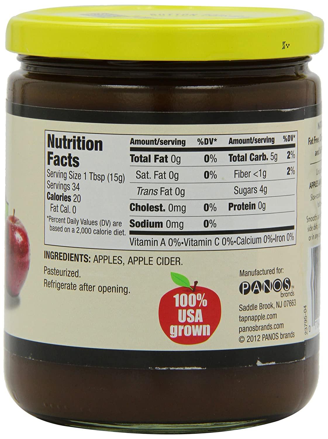 Tapn Apple 18oz Apple Butter Spread Delicious and Natural Fruit Spread