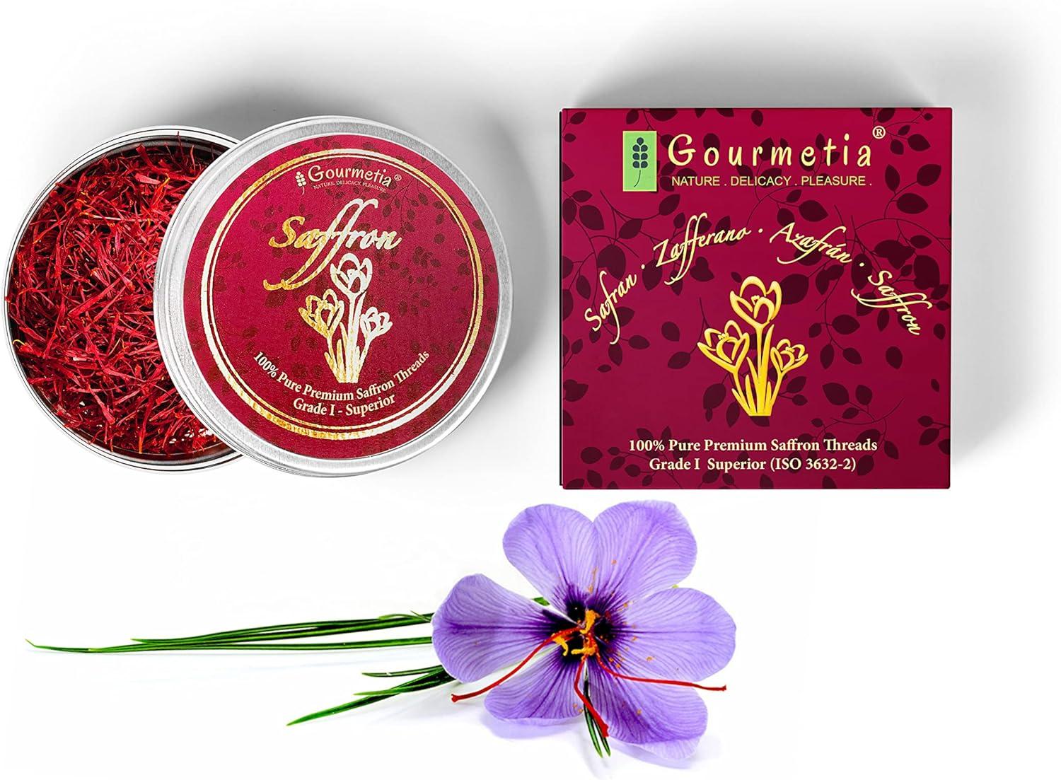Organic Super Negin Saffron Threads, Ultra Pure, Nurtured By Hand, And Lab Tested ISO-3632-2
