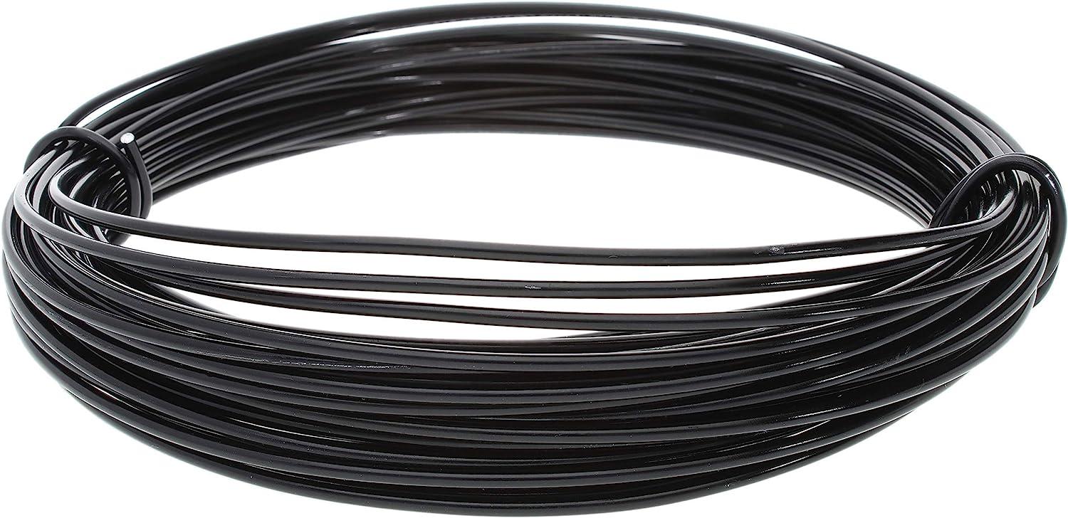 The Beadsmith Anodized Aluminum Wire 12 Gauge 39 feet Black Color
