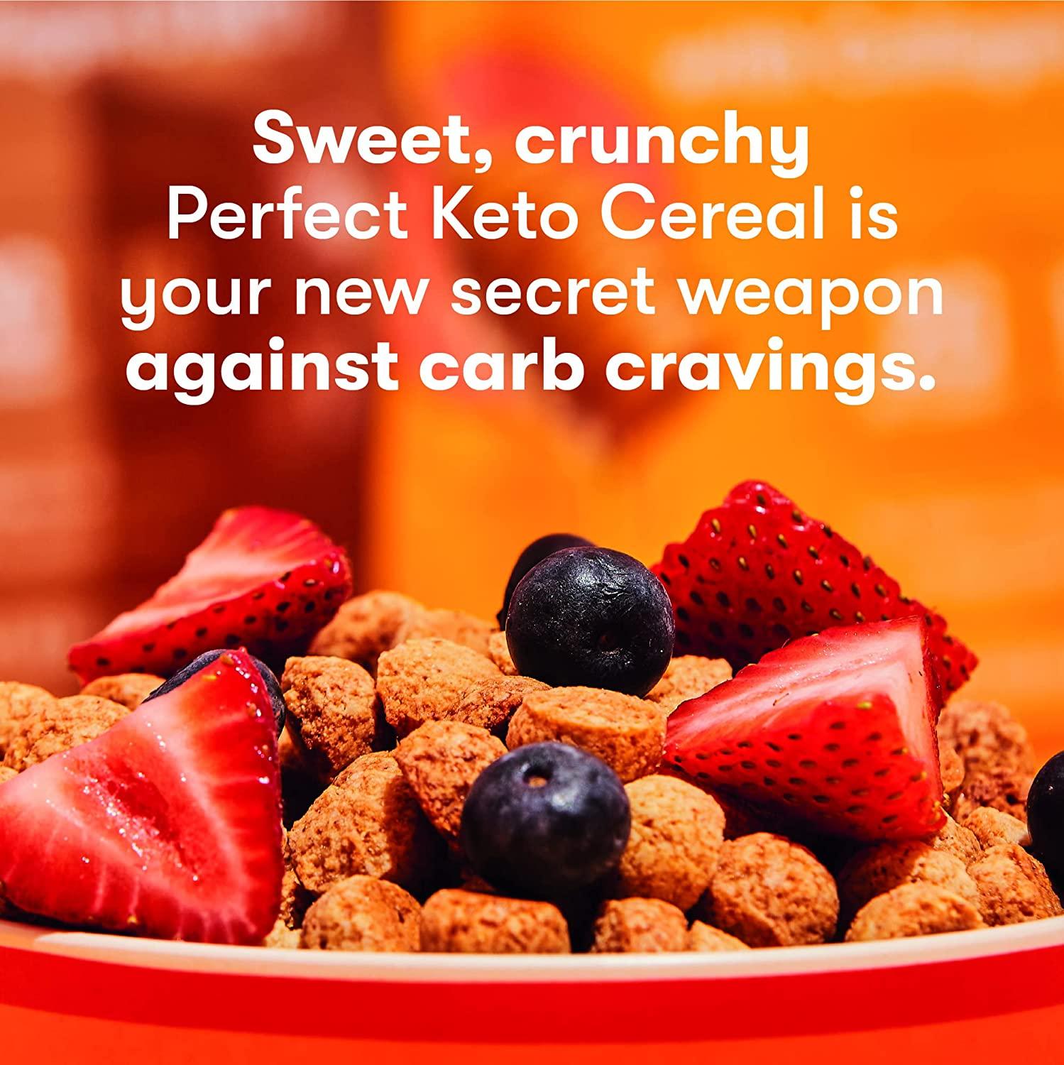 Keto Cereal Low Carb, Zero Sugar, Grain Free, Keto Protein Cereal