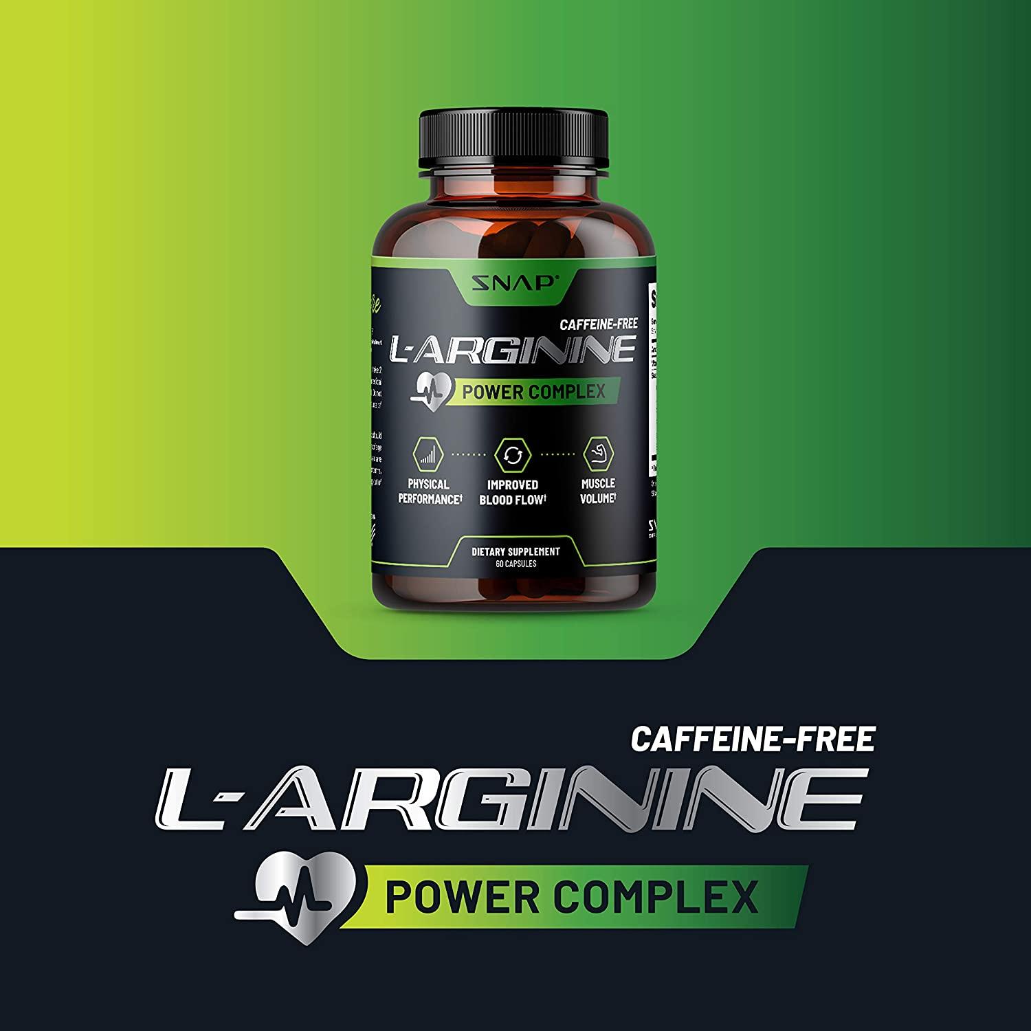 Snap L Arginine Capsules Blood Circulation Supplements with