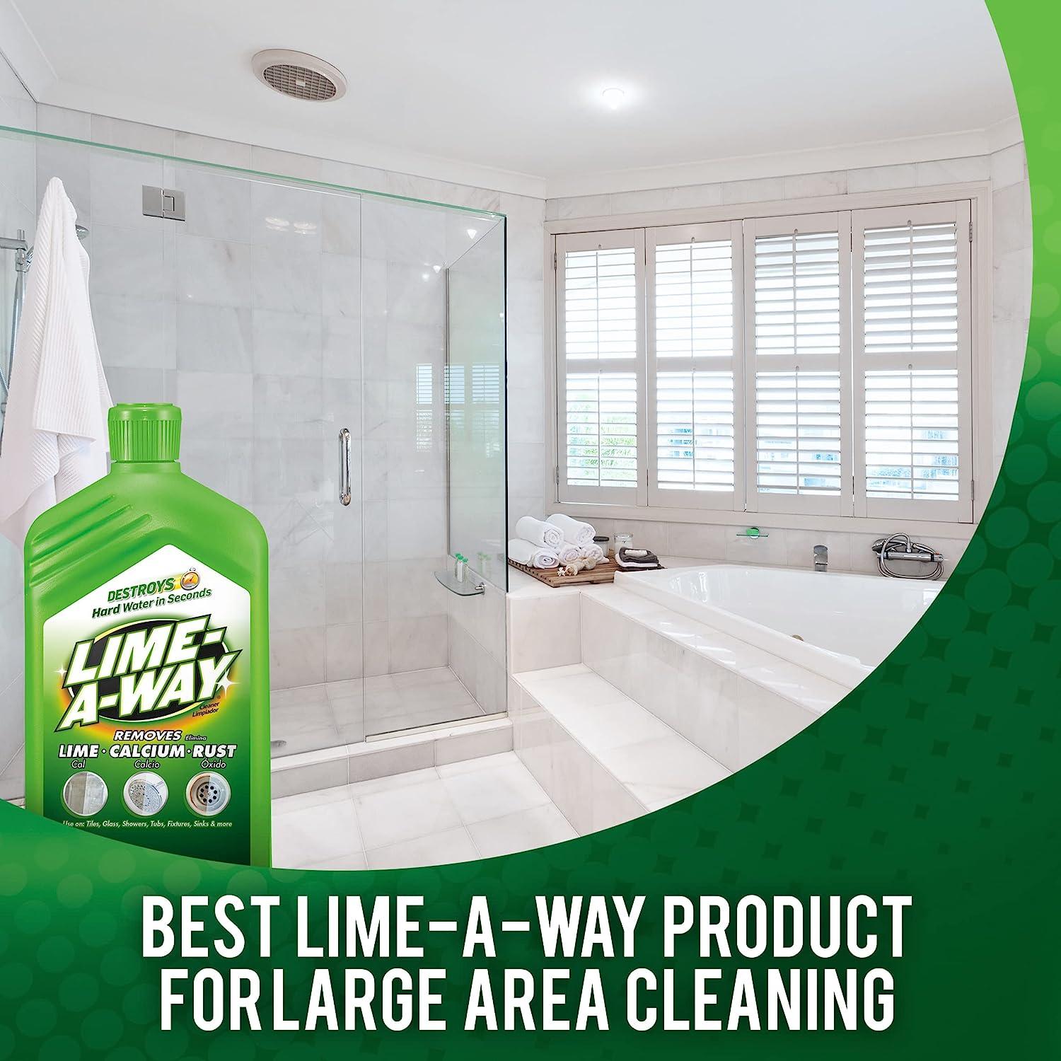Bring It On Cleaner Hard Water Stain Remover - Soap Scum, Calcium, Lime  Scale, Remover for Shower Door, Tile, Glass, Fiberglass, Bathroom, Sink