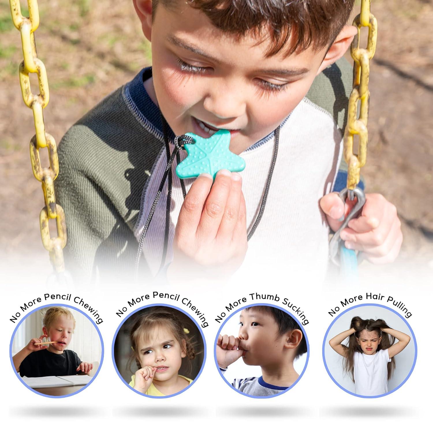 Amazon.com: Special Supplies Chewy Jewelry Sensory Necklaces and Bracelets,  16 Pack, Soft and Flexible Silicone, Interactive Stress and Anxiety Relief  for Kids, Supports ADD, ADHD, Autism : Health & Household