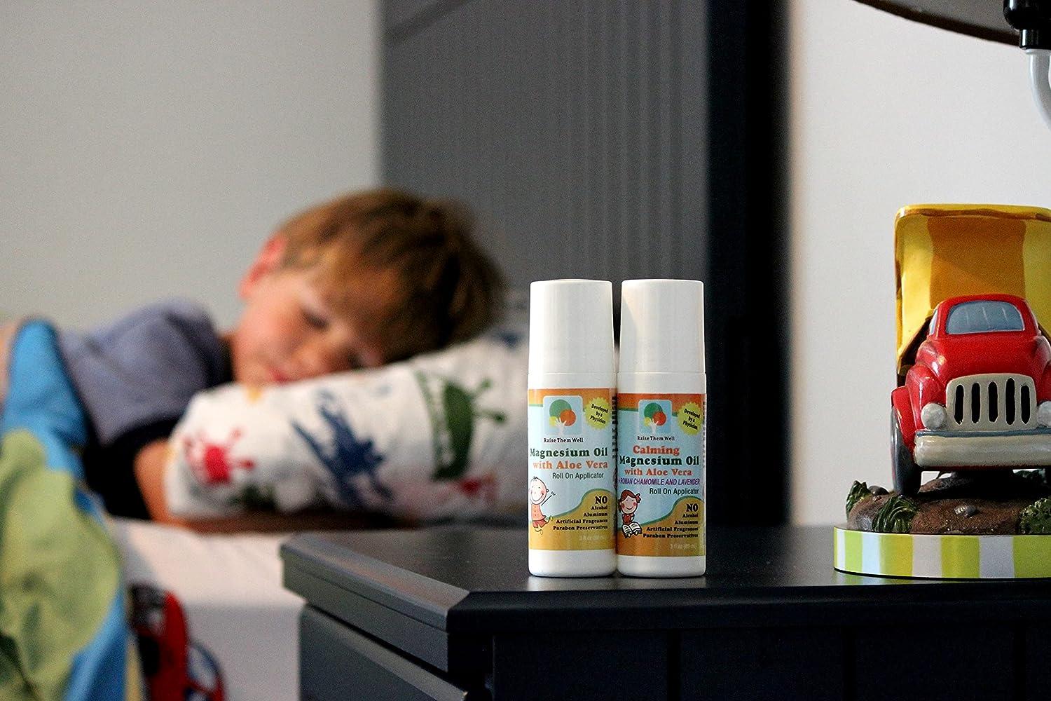 Kid Safe Magnesium Oil Roller Magnesium for Kids Helps Kids Sleep and
