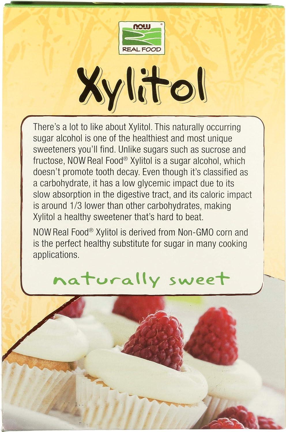 NOW Foods Xylitol Sweetener Packets 75 Count, NonGMO, 1/3 Fewer