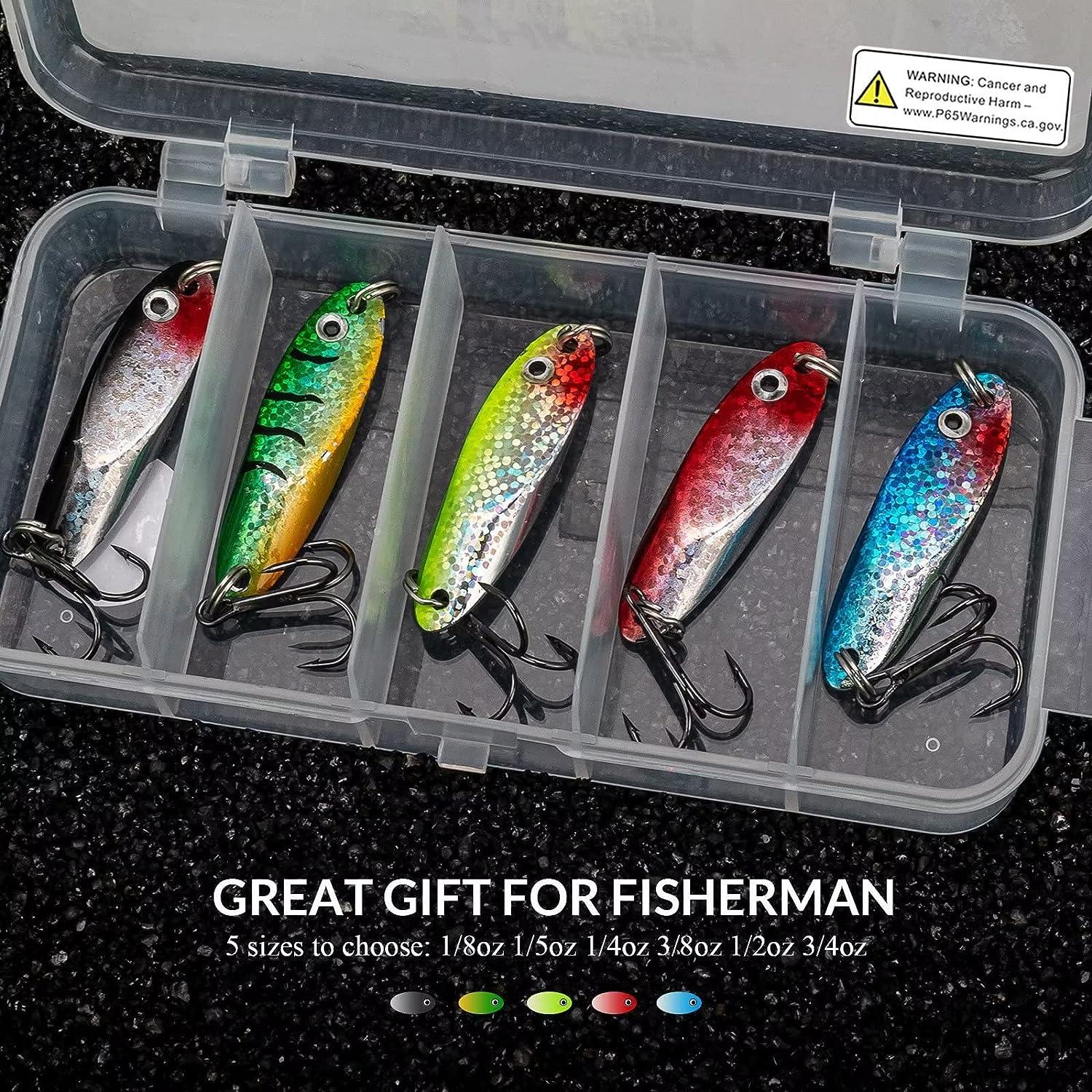 THKFISH Fishing Lures Fishing Spoons Trout Lures Saltwater Spoon