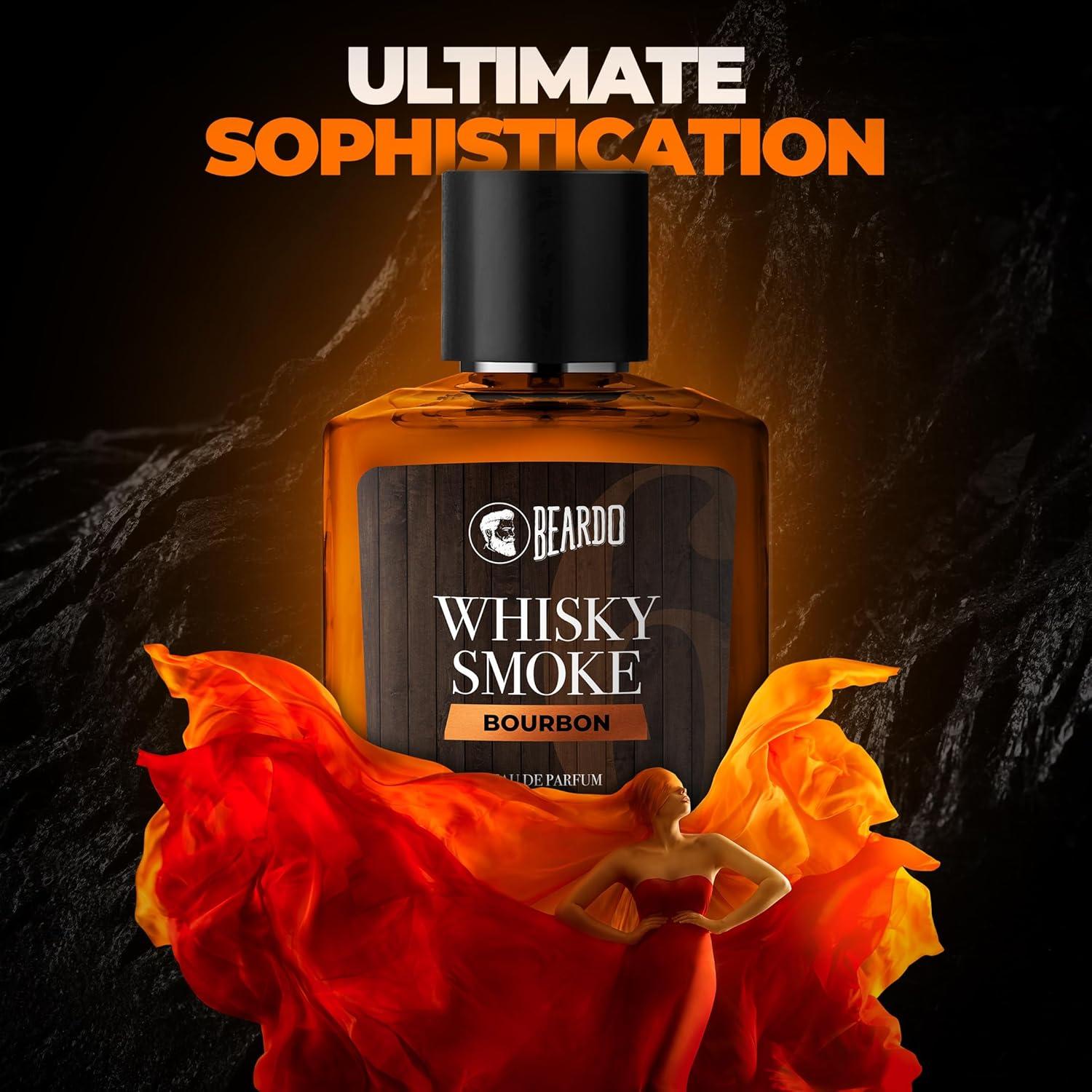 Beardo BOURBON Whisky Smoke Perfume for men 50ml Oriental Woody - Main Image