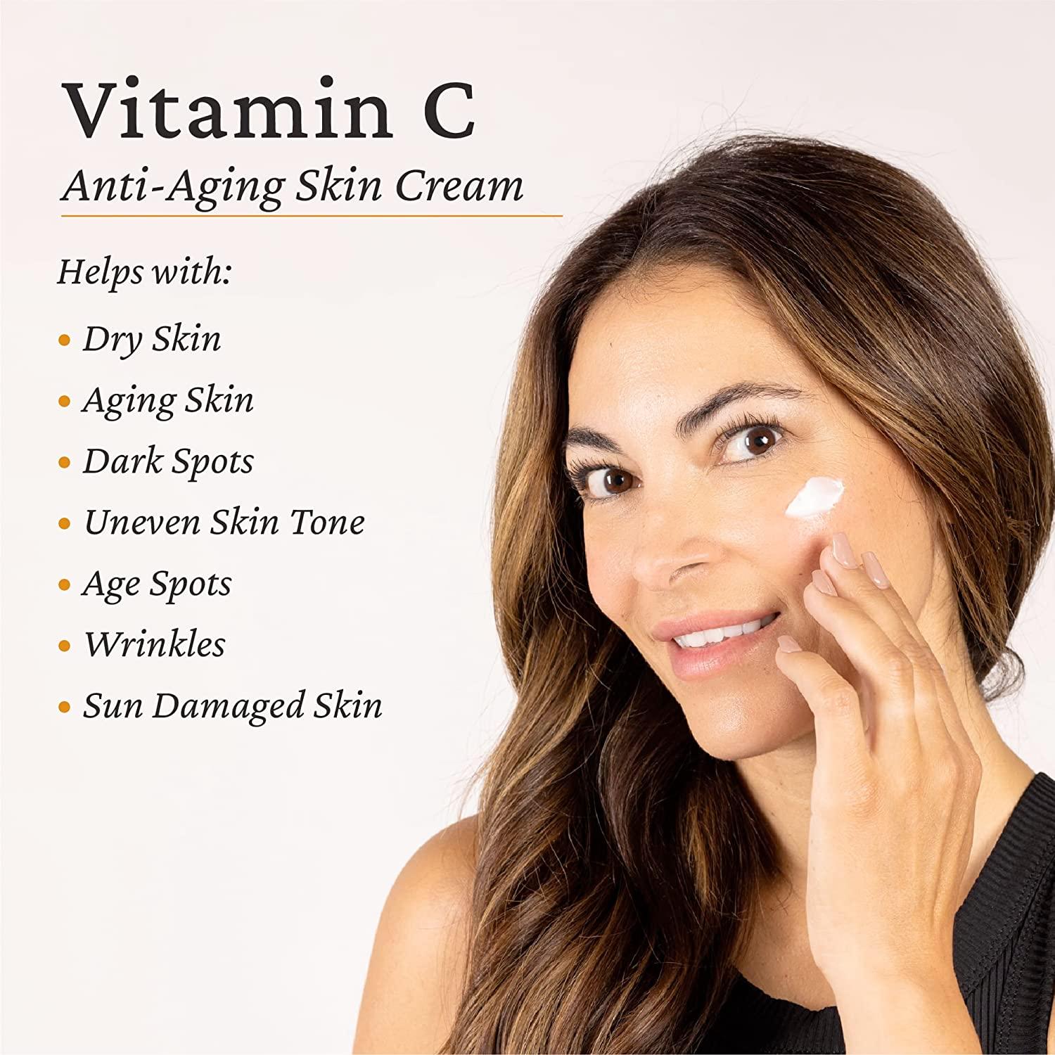Elastalift Vitamin C Face & Body Brightening Cream Moisturizing Skin