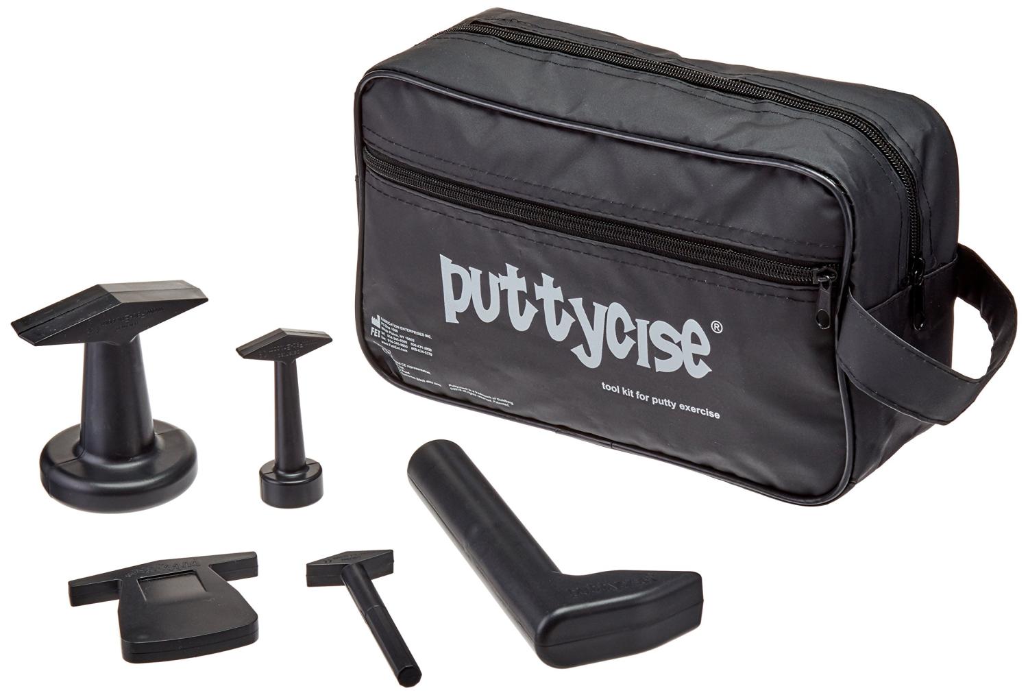 Theraputty 32763 TheraPutty Puttycise ADL Tools, 5 Piece Set with Carry