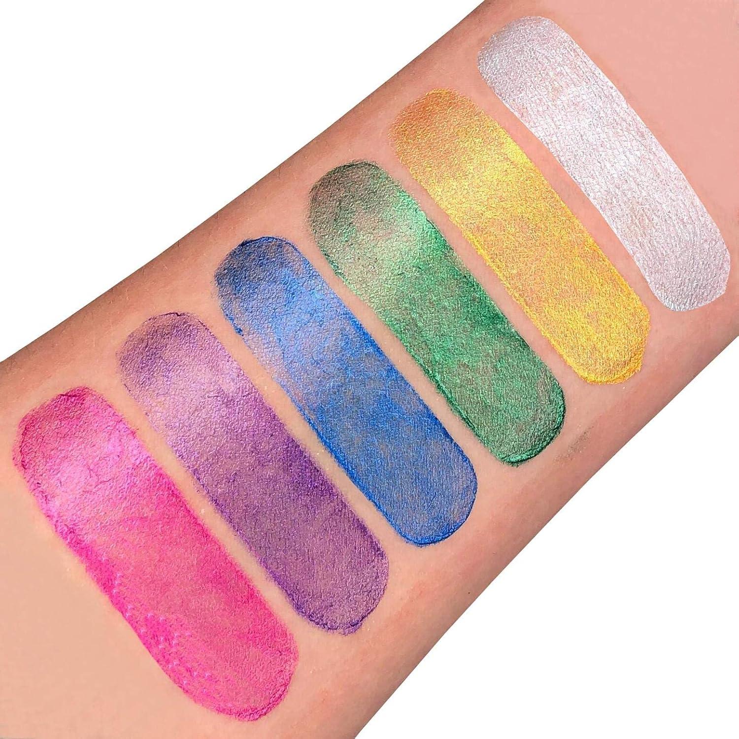 Cosmic Moon Metallic Body Crayons Blue S11067 Costume Make Up main image 0