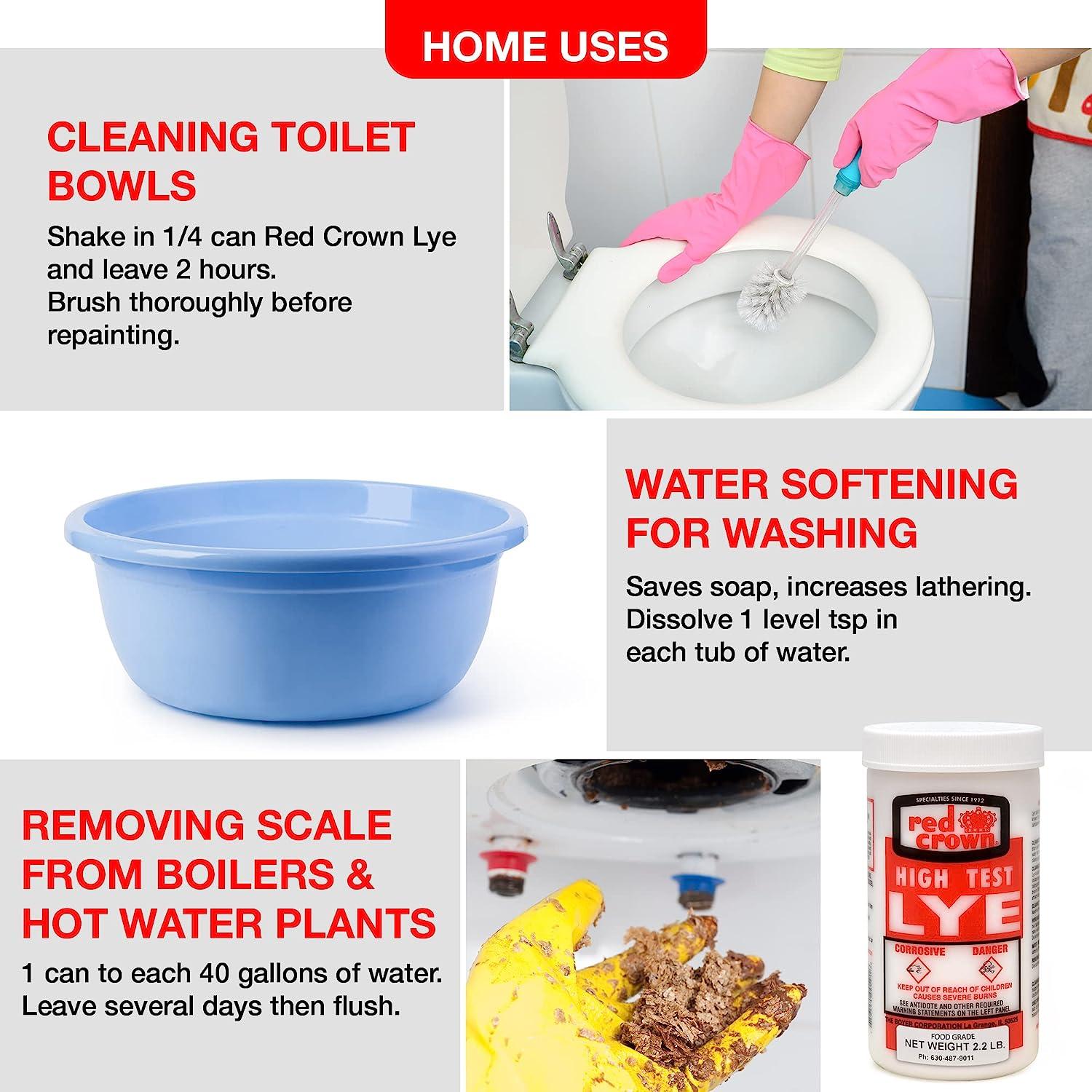 The Boyer Corporation Lye for Soap Making, Sodium Hydroxide Pure High