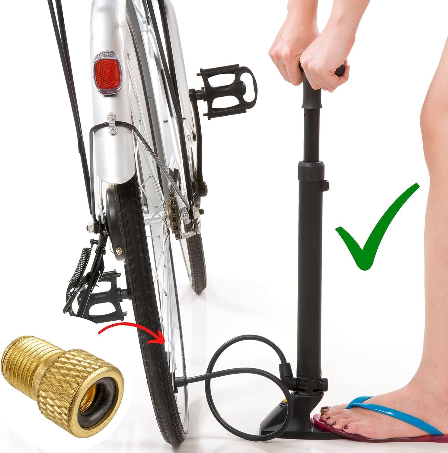 Edge 3 Adattatore valvola Bicicletta valvola Adattatore Dunlop Schrader valvola Automatica SV AV DV Set